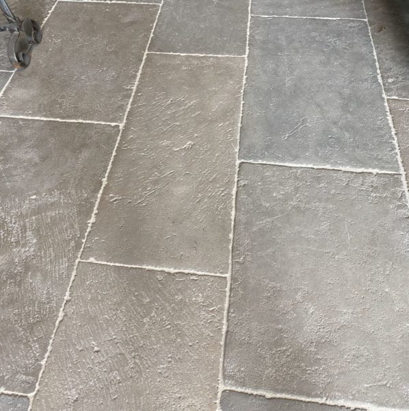 pre-waxed limestone flooring
