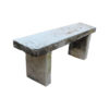 stone garden bench