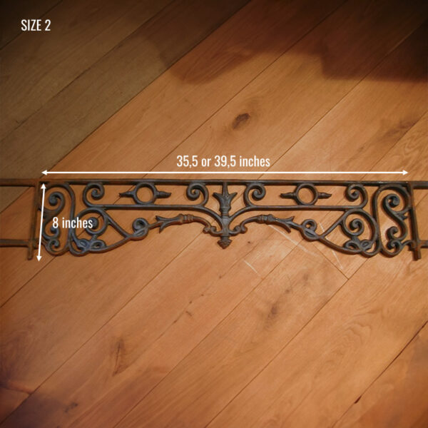 larger sizes cast iron railing for window reissue