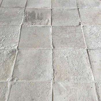 Antique French Caen limestone floor | BCA Antique Materials