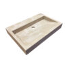 washbasin in natural stone mera beige