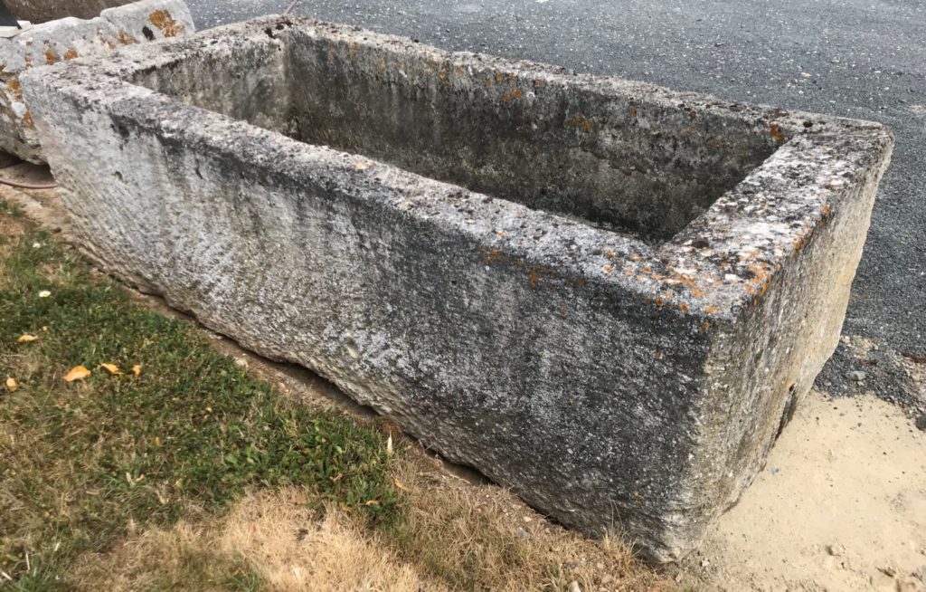 Huge antique French limestone horse-trough | BCA Antique Materials