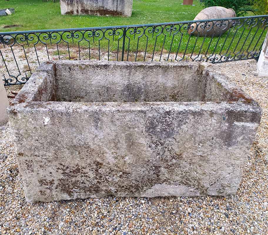 Antique French limestone horse-trough | BCA Antique Materials