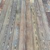 Reclaimed pitch pine floorboard