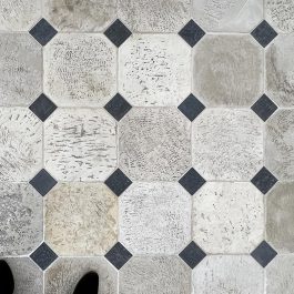 Antique reclaimed limestone cabochon flooring | BCA Antique