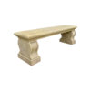 Classic limestone garden benches