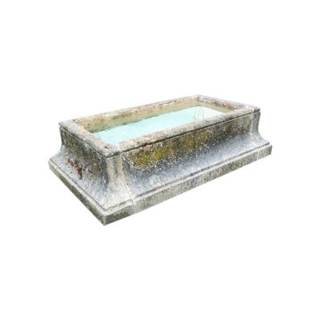 rectangular antique stone pool